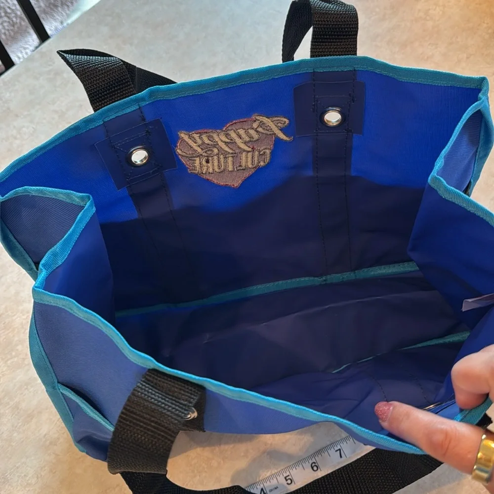 Puppy Culture Blue Tote Bag